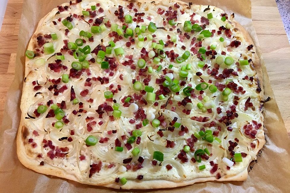 Schneller Flammkuchen