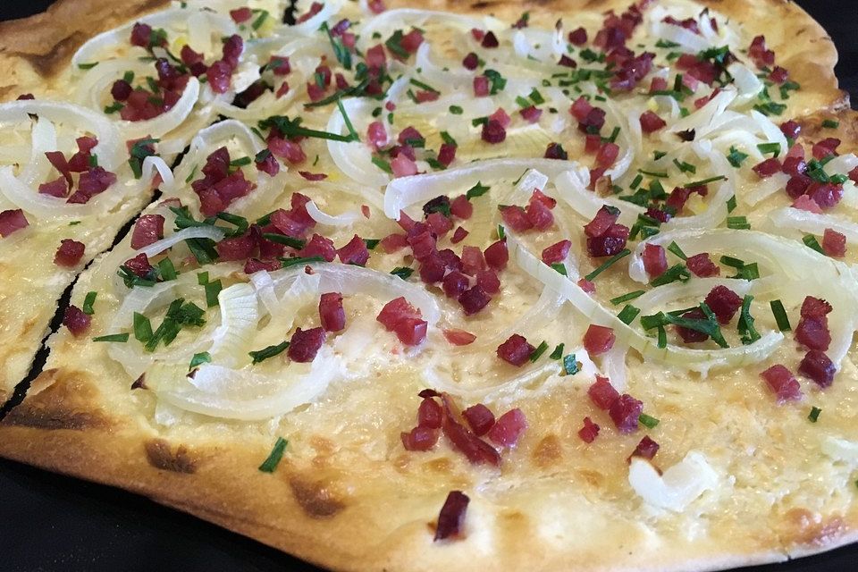 Schneller Flammkuchen