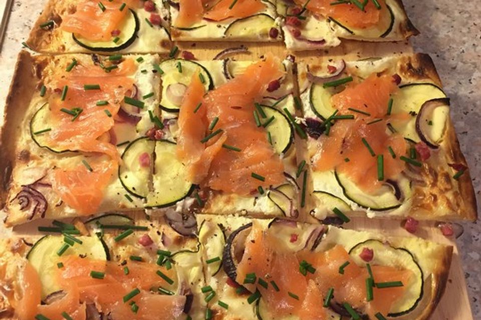 Schneller Flammkuchen