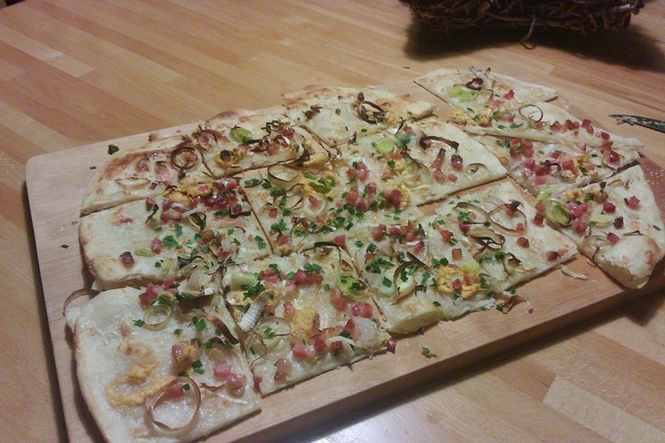 Schneller Flammkuchen