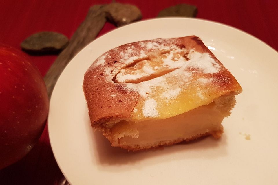 Versunkener Apfelkuchen