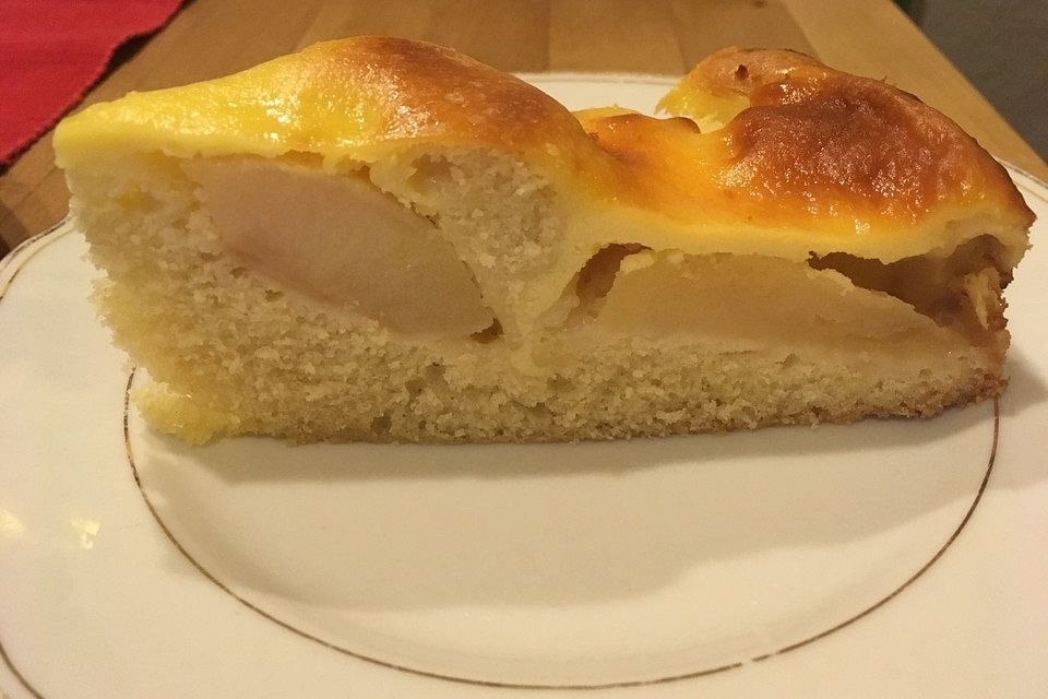 Versunkener Apfelkuchen