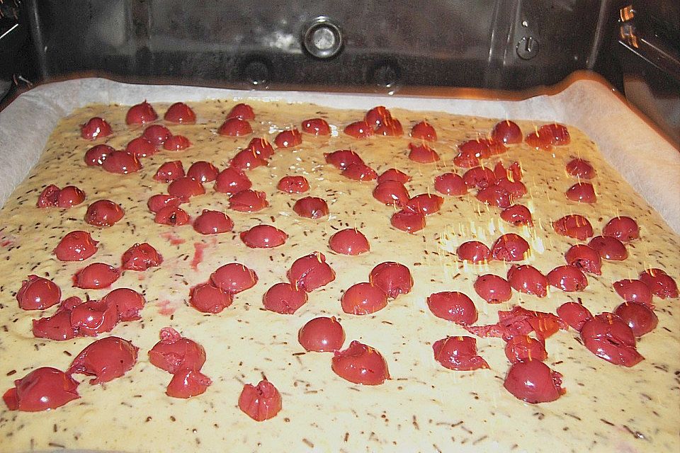 Ameisen - Kirsch – Blechkuchen