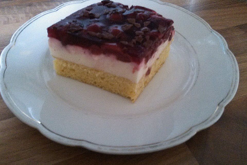 Kirschkuchen vom Blech