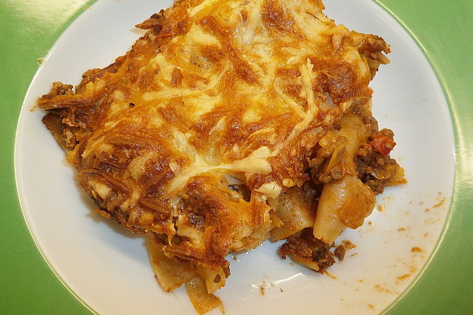 Gemüse - Hackfleisch - Lasagne