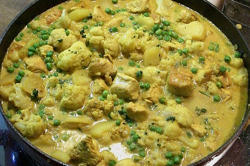 Blumenkohl - Puten - Curry