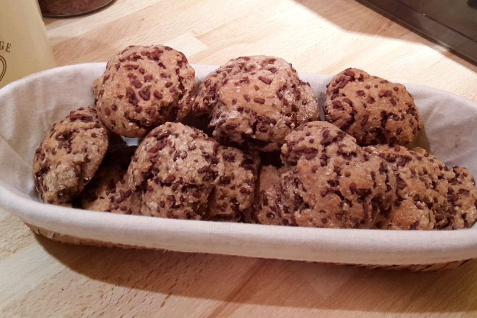 Einfache Quark - Schokobrötchen