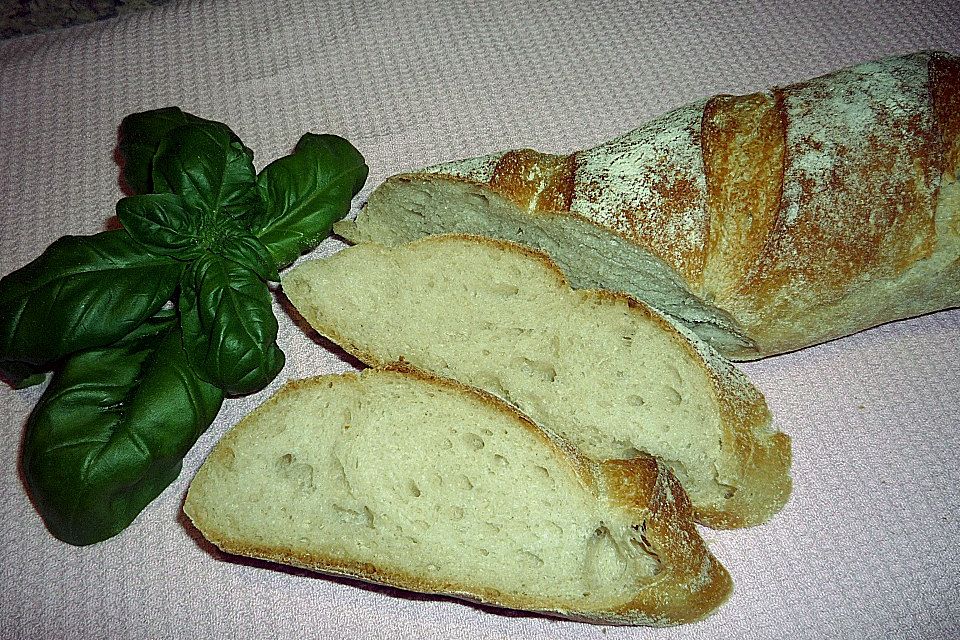 Baguette mit Sauerteig