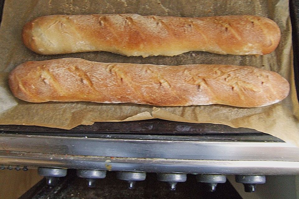 Baguette mit Sauerteig