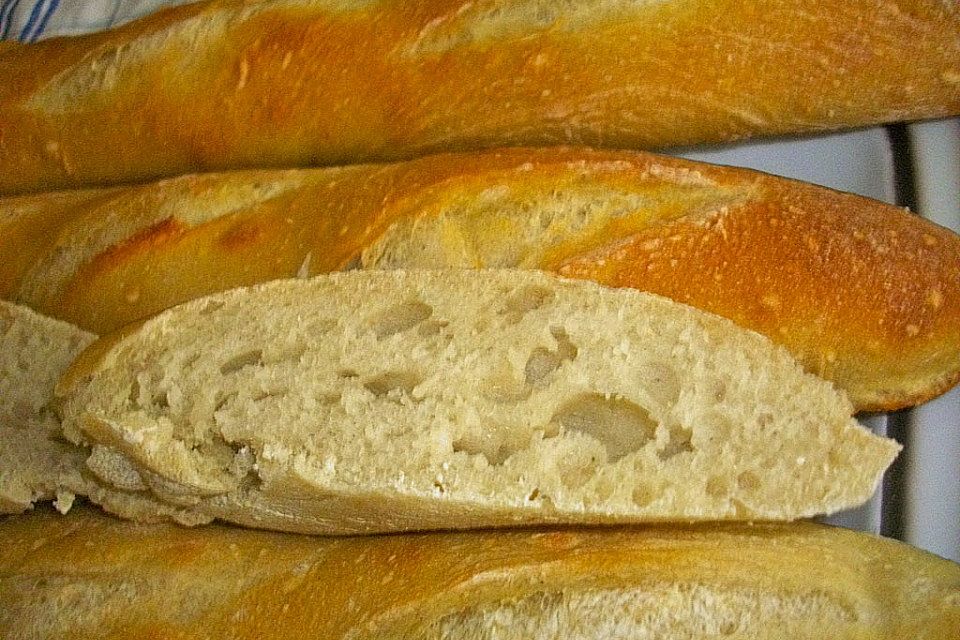 Baguette mit Sauerteig