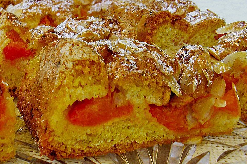 Marillenkuchen  - mit versunkenen Marillen