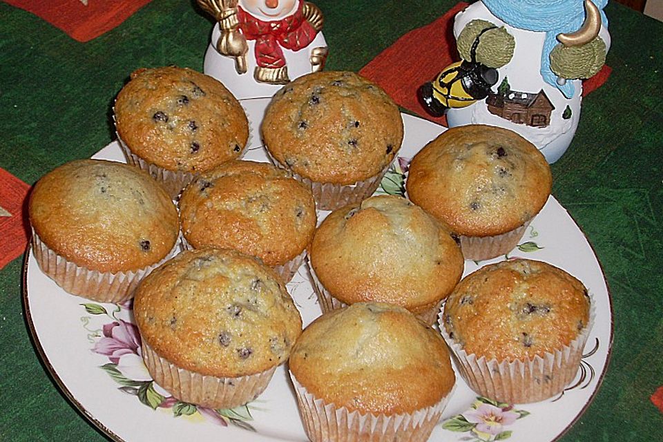 Muffins mit Blaubeeren