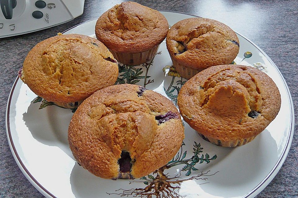 Muffins mit Blaubeeren