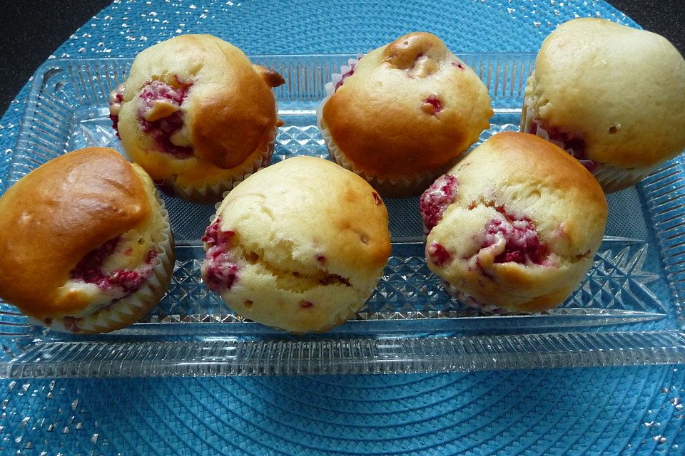 Muffins - Himbeer und Zitrone