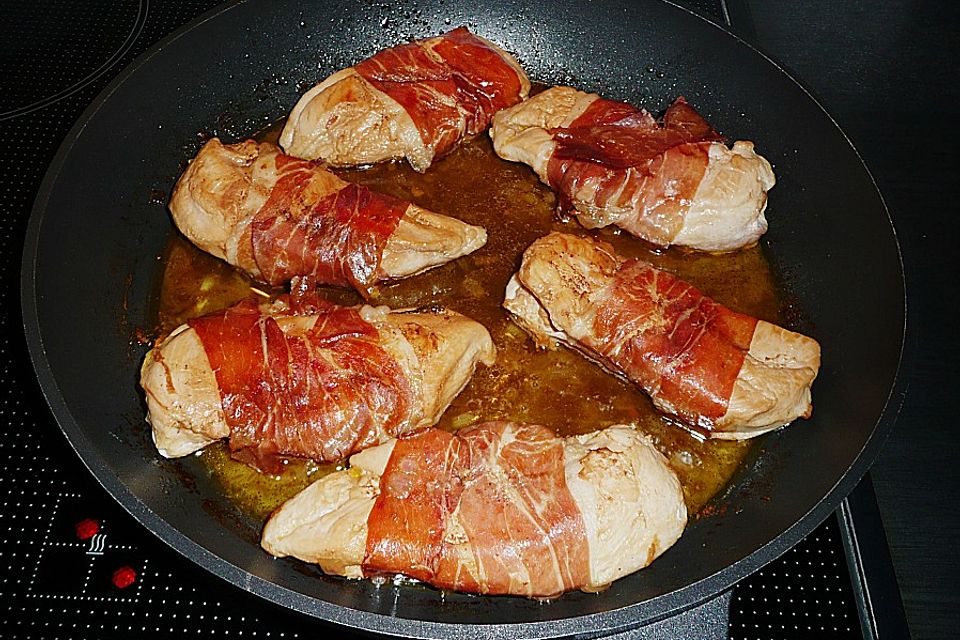 Hähnchen Saltimbocca