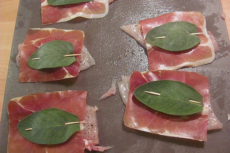 Hähnchen Saltimbocca