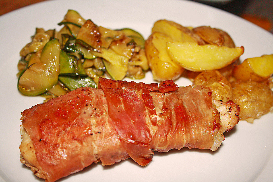 Hähnchen Saltimbocca