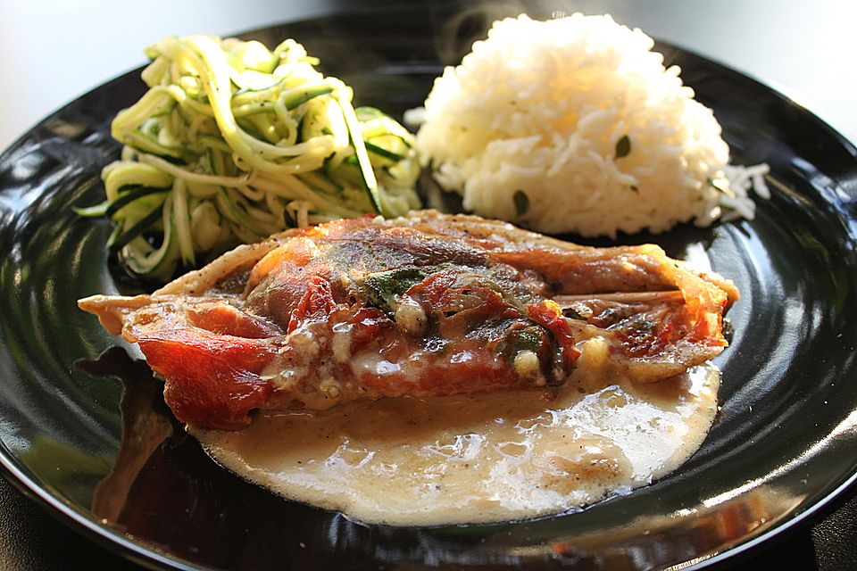 Hähnchen Saltimbocca