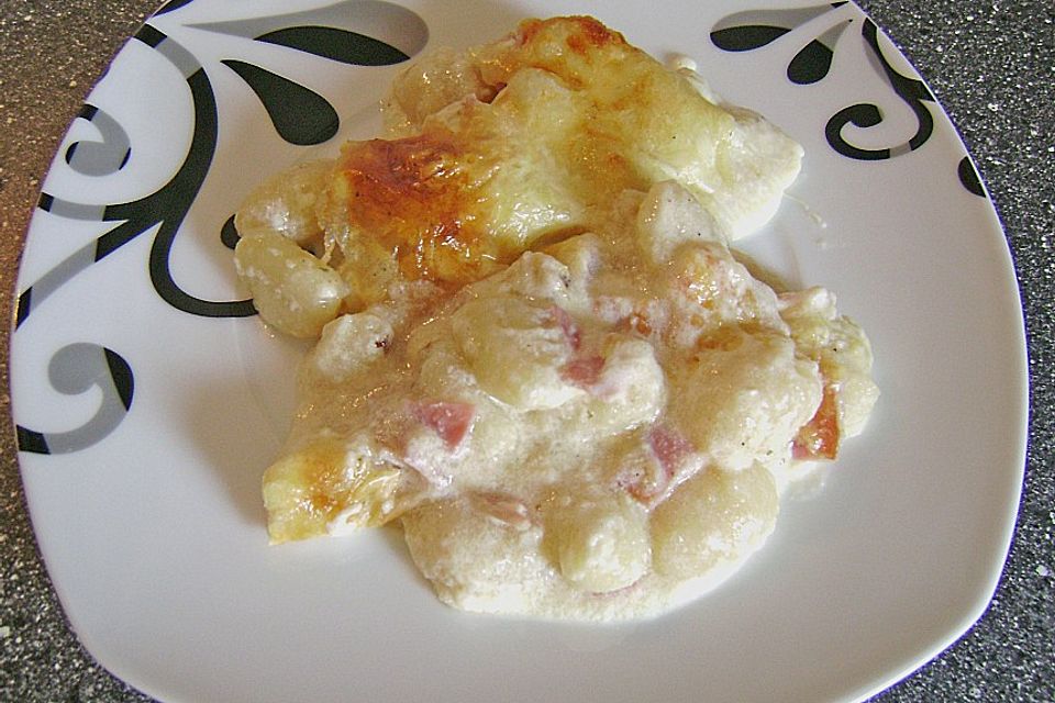 Gnocchi - Schinken - Auflauf