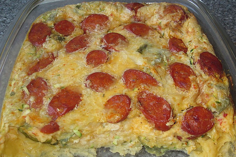 Clafoutis mit Chorizo