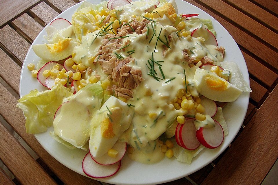 Chefsalat mit Thunfisch