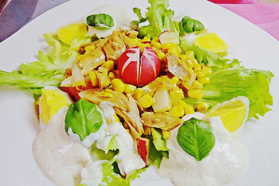 Chefsalat mit Thunfisch