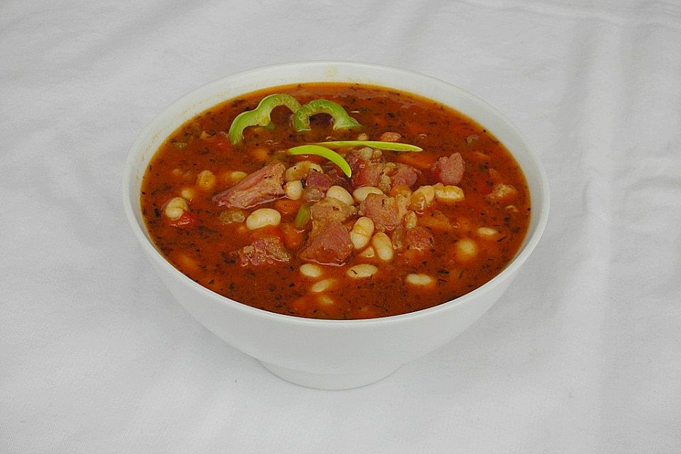 Weiße Bohnensuppe