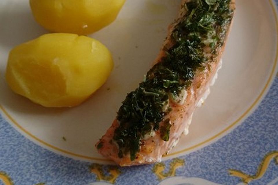 Lachs aus dem Backofen