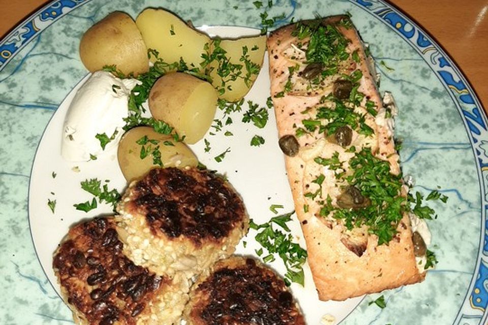 Lachs aus dem Backofen