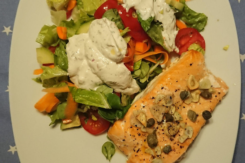 Lachs aus dem Backofen