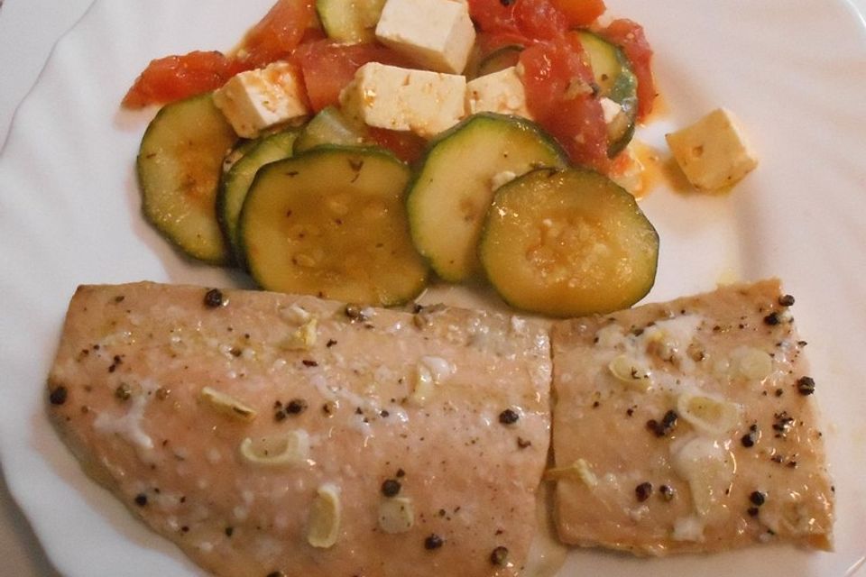 Lachs aus dem Backofen