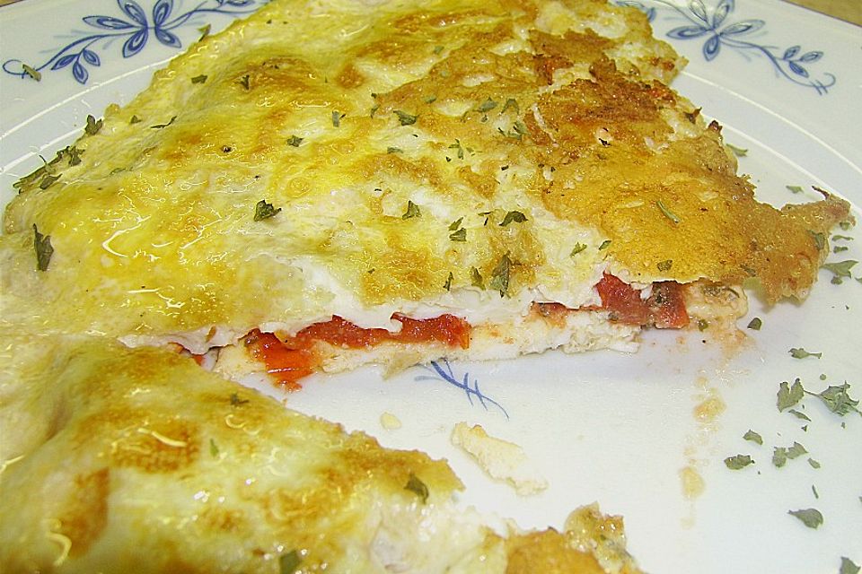 Leichtes Tomaten-Omelette