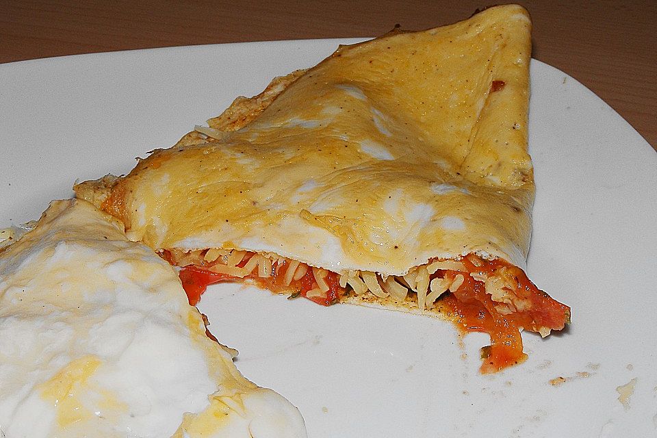 Leichtes Tomaten-Omelette