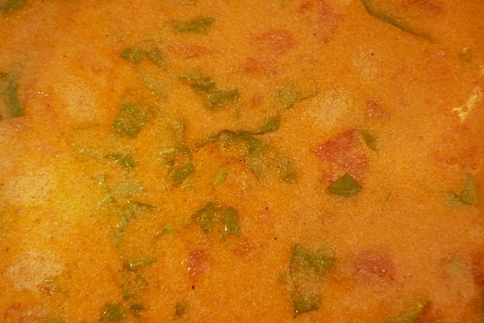 Äußerst feine Tomatencremesuppe