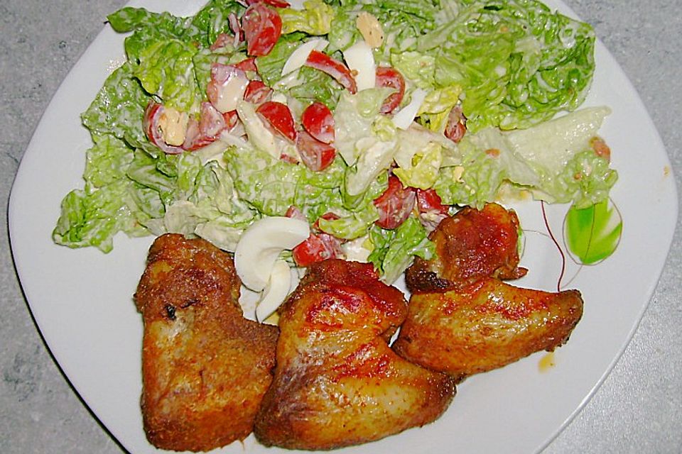 Gebackene Chickenwings