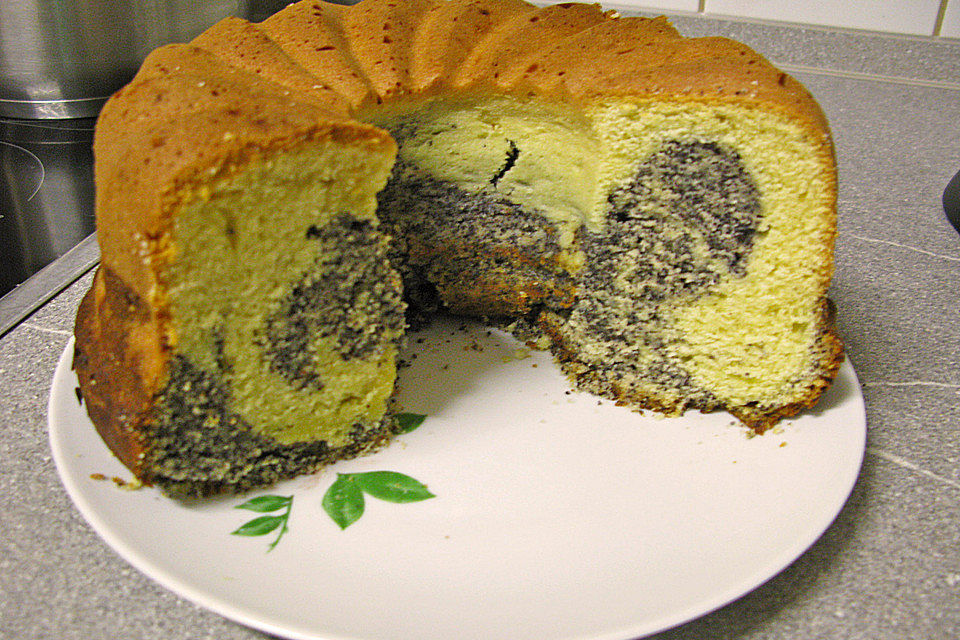 Mohn - Marmor - Kuchen