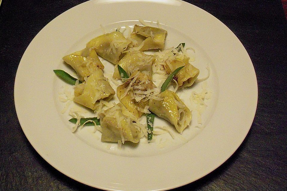 Tortiglioni mit Pilzfüllung