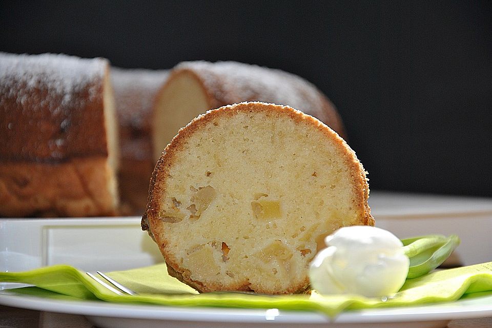 Apfel - Eierlikör Kuchen