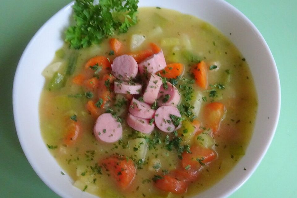 Schnelle Kartoffelsuppe