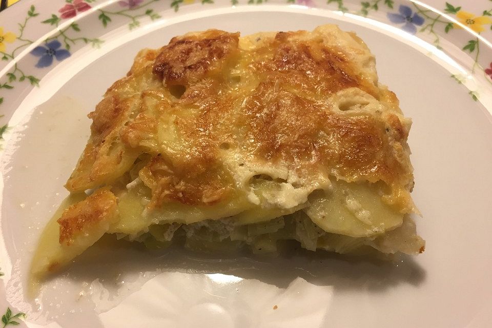 Kartoffel - Lauch - Gratin