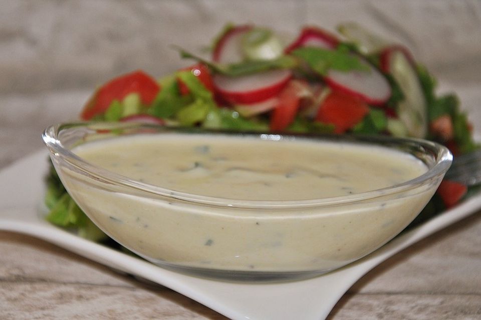 Joghurt - Honig - Senf Salatdressing