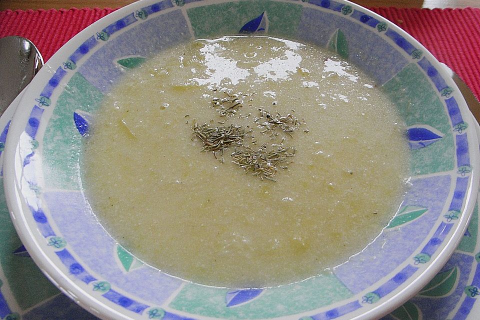 Lauchcremesuppe