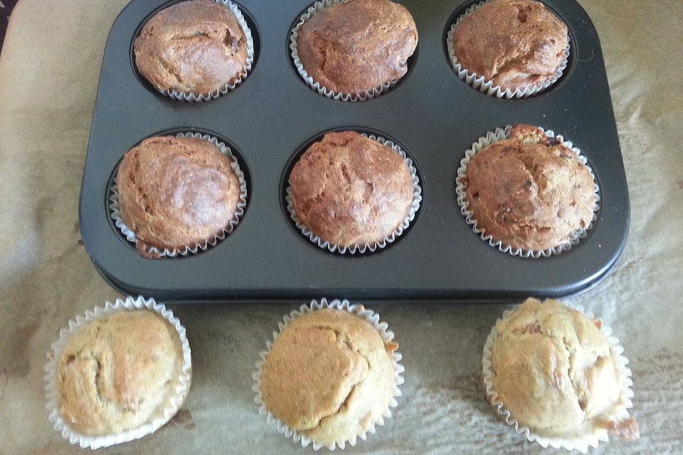 Schinken - Spargel - Muffins