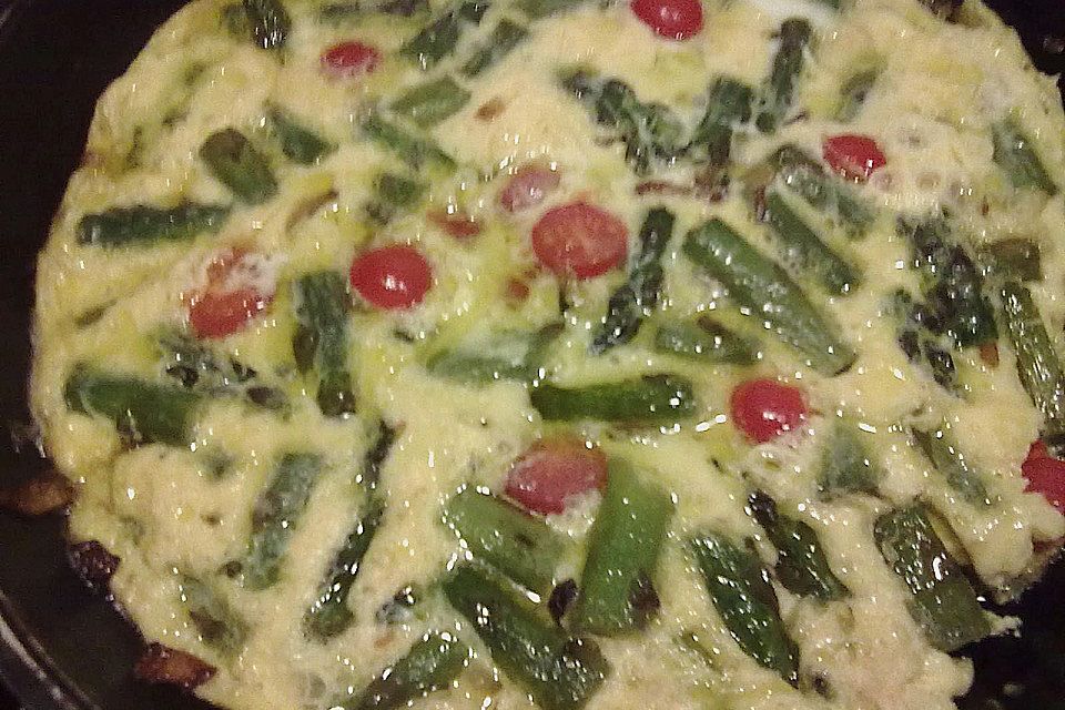 Spargel - Frittata