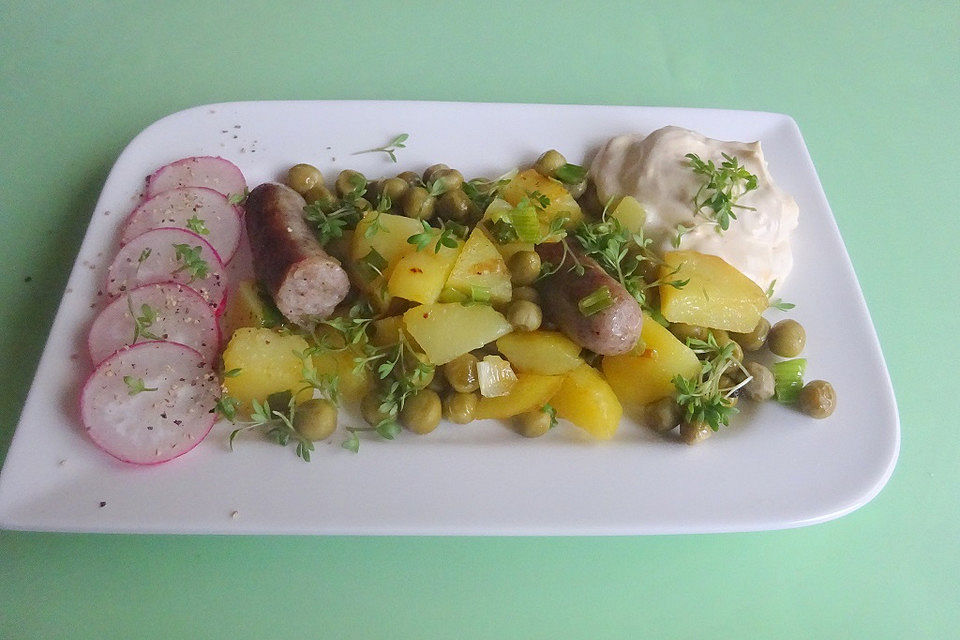 Nürnberger Rostbratwürstchenpfanne