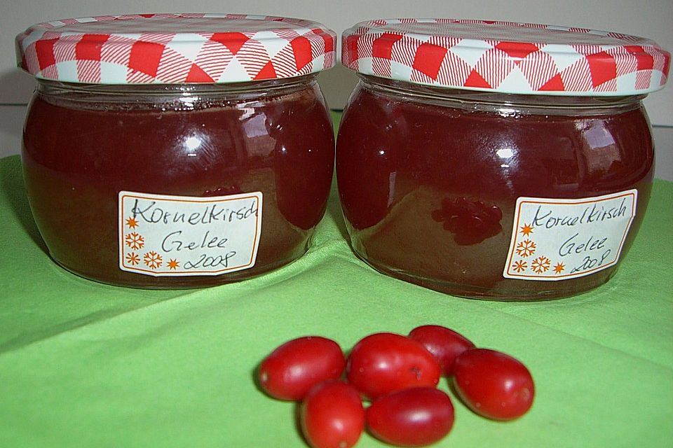 Kornelkirschen - Gelee