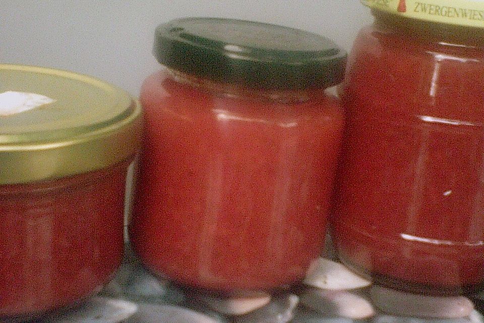 Kornelkirschen - Marmelade mit Birnen