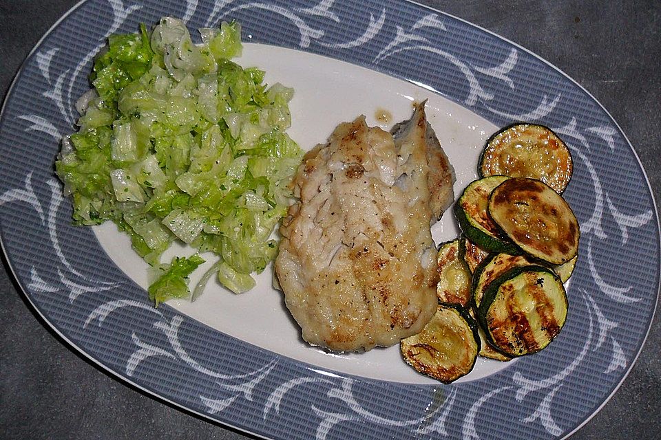 Gegrillte Seelachsfilets