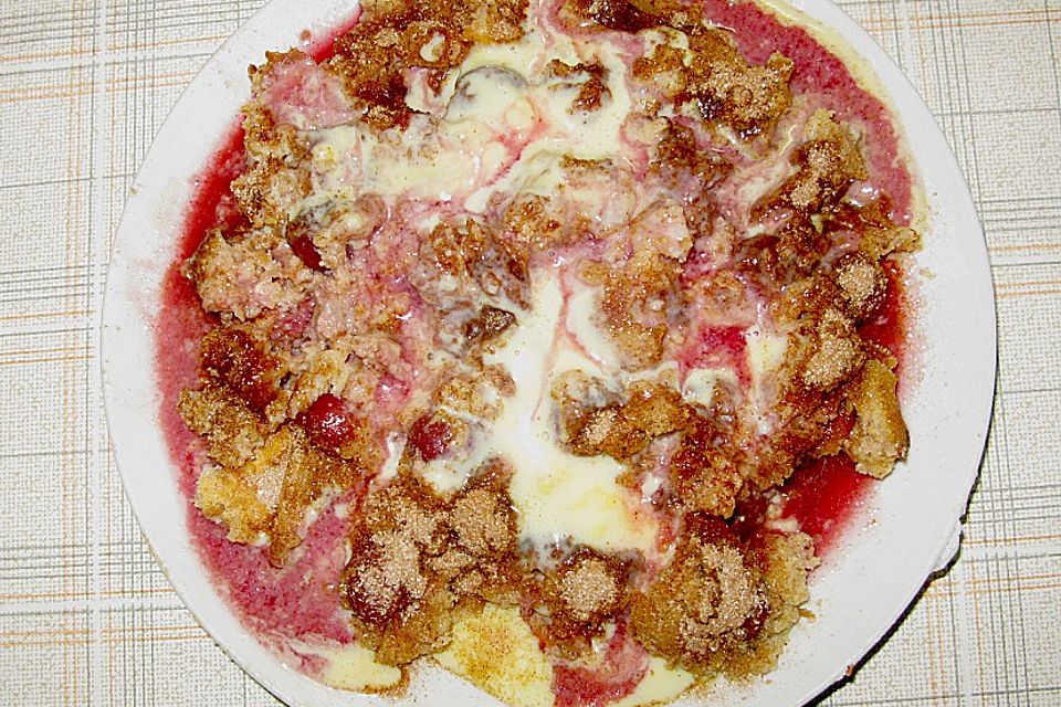 Himmlischer Auflauf - Kirschkuchen