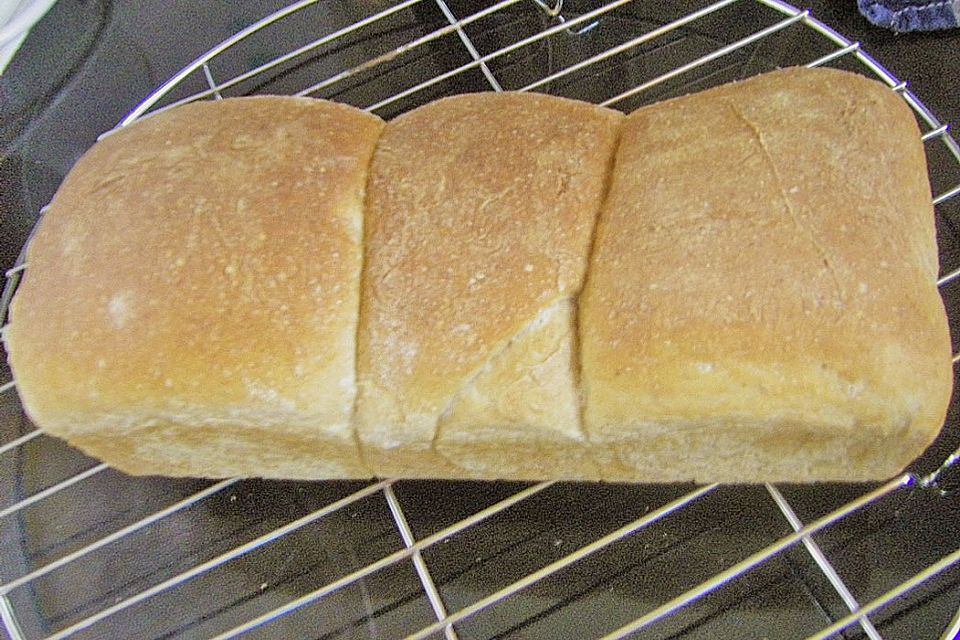 Weizentoastbrot mit Sauerteig